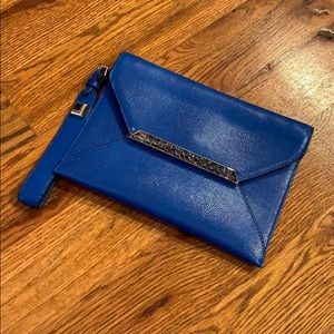 FUN Stella & Dot Avalon Clutch Cobalt Blue NWOT